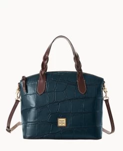 Denison Celeste Satchel Espresso -Online Sale Dooney & Bourke B1299G 8DXFPABM