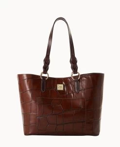 Denison Tammy Tote Cognac 23 Denison Tammy Tote Cognac -Online Sale Dooney & Bourke B1312G 8DCGPABM 2
