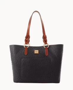 Ostrich Tammy Tote Caramel -Online Sale Dooney & Bourke B1312G OTBLPATN0001
