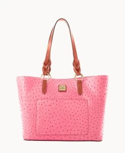 Ostrich Tammy Tote Caramel -Online Sale Dooney & Bourke B1312G OTHPPATN0001