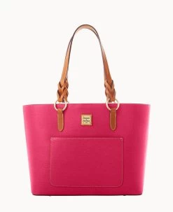 Saffiano Tammy Tote Tomato -Online Sale Dooney & Bourke B1312G SIHPPANA