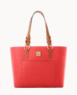 Saffiano Tammy Tote Tomato -Online Sale Dooney & Bourke B1312G SITOPANA 2