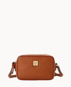 Pebble Grain Camera Crossbody Caramel 27 Pebble Grain Camera Crossbody Caramel -Online Sale Dooney & Bourke B1318G AWCAPATN 1