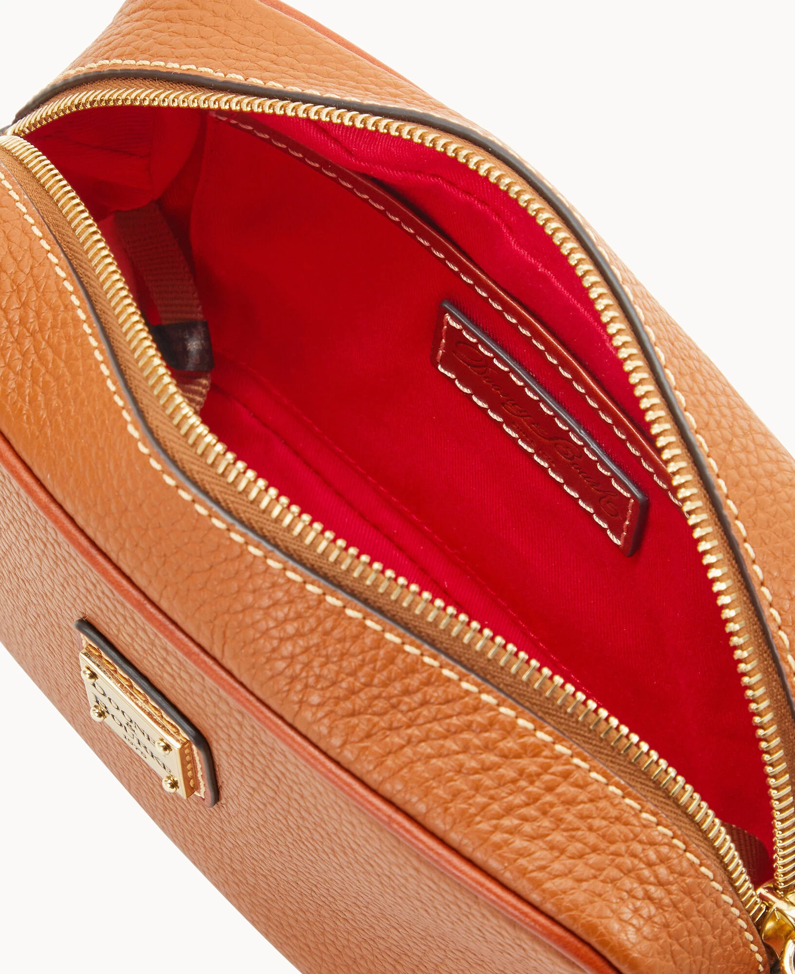 Pebble Grain Camera Crossbody Caramel 6 Pebble Grain Camera Crossbody Caramel - Image 4