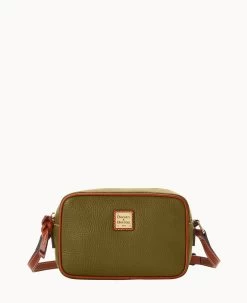 Pebble Grain Camera Crossbody Caramel 39 Pebble Grain Camera Crossbody Caramel -Online Sale Dooney & Bourke B1318G AWOLPATN