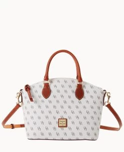 Gretta Geena Satchel Brown Tmoro -Online Sale Dooney & Bourke B1327G NGBOPATN