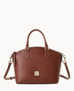 Saffiano Geena Satchel Amber 19 Saffiano Geena Satchel Amber -Online Sale Dooney & Bourke B1327G SIARSIAR 1