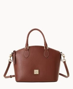 Saffiano Geena Satchel Amber 23 Saffiano Geena Satchel Amber -Online Sale Dooney & Bourke B1327G SIARSIAR 2
