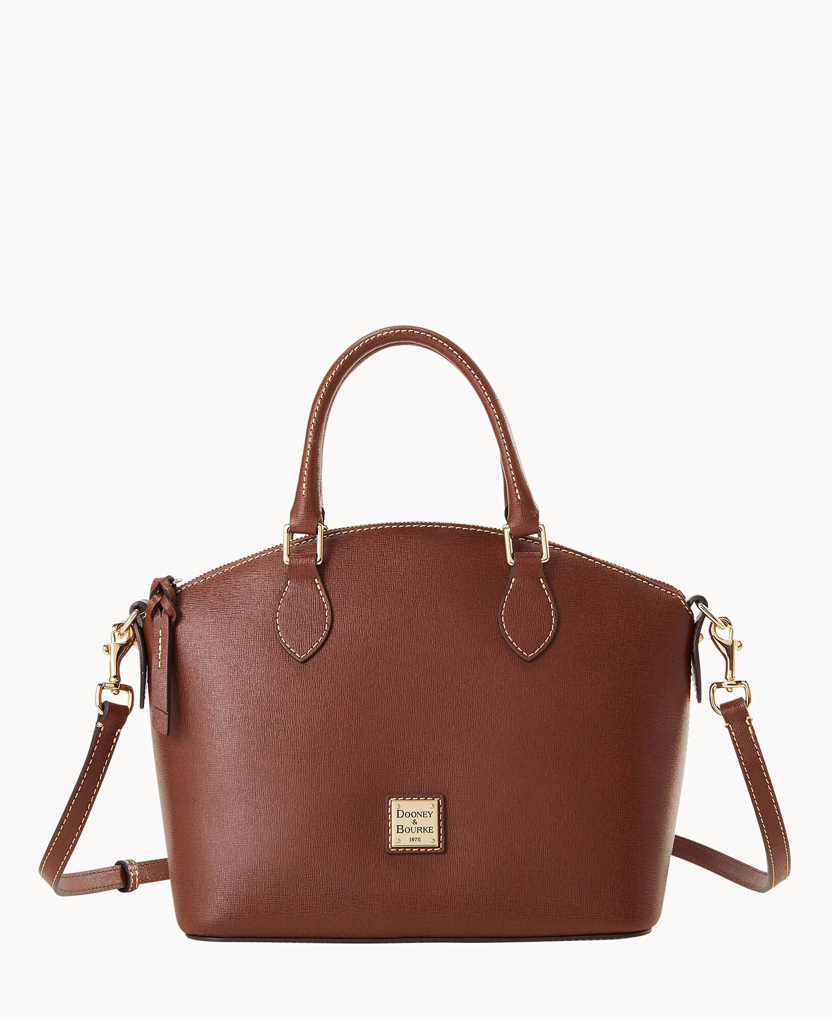 Saffiano Geena Satchel Amber 3 Saffiano Geena Satchel Amber