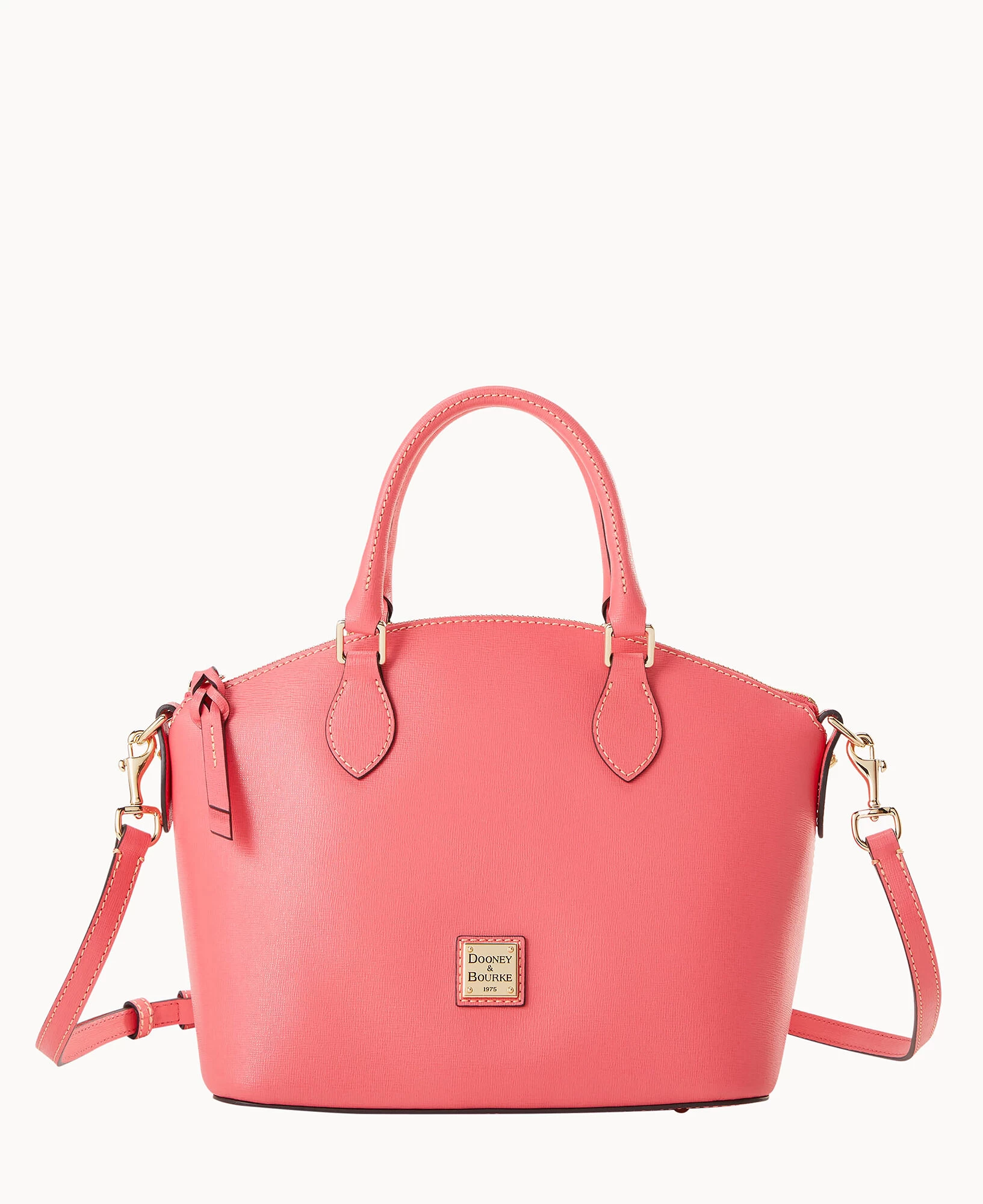 Saffiano Geena Satchel Amber 13 Saffiano Geena Satchel Amber - Image 11