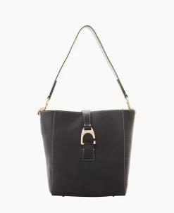 Pebble Grain Brynn Black -Online Sale Dooney & Bourke B1354G AWBLPABL
