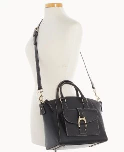 Saffiano Naomi Satchel Black 25 Saffiano Naomi Satchel Black -Online Sale Dooney & Bourke B1379G SIBLSIBL ALT4