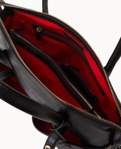 Florentine Medium East West Satchel Black 18 Florentine Medium East West Satchel Black -Online Sale Dooney & Bourke B1390G FVBLFVBL ALT2