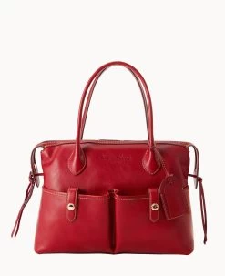 Florentine Medium East West Satchel Black 29 Florentine Medium East West Satchel Black -Online Sale Dooney & Bourke B1390G FVRDFVRD