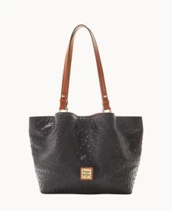 Ostrich Small Flynn Black -Online Sale Dooney & Bourke B1459G OTBLPAKR 2