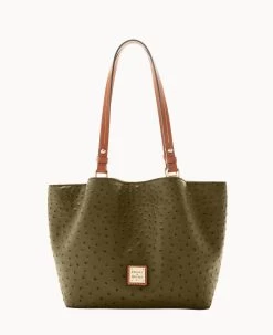 Ostrich Small Flynn Black -Online Sale Dooney & Bourke B1459G OTOLPAKR