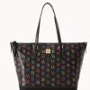 DB75 Multi Tote Black -Online Sale Dooney & Bourke B1521G 5SBLPABL