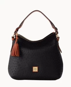 Ostrich Twist Strap Hobo Grey -Online Sale Dooney & Bourke B1540G OTBLPATN