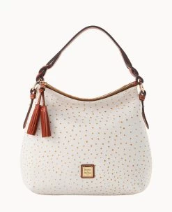 Ostrich Twist Strap Hobo Grey -Online Sale Dooney & Bourke B1540G OTBOPATN