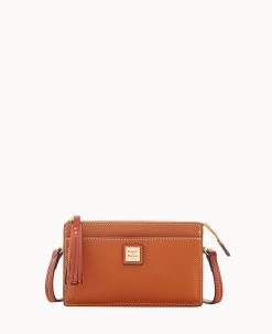 Pebble Grain Gingy Crossbody Dandelion -Online Sale Dooney & Bourke B1591G AWCAPATN