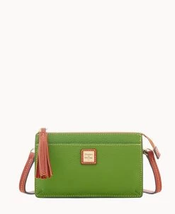 Pebble Grain Gingy Crossbody Dandelion -Online Sale Dooney & Bourke B1591G AWGSPATN