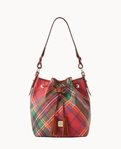 Windsor Tasha Drawstring Red -Online Sale Dooney & Bourke B1596G 3WRDPATN 1