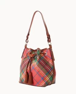 Windsor Tasha Drawstring Red -Online Sale Dooney & Bourke B1596G 3WRDPATN ALT1 1