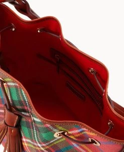 Windsor Tasha Drawstring Red -Online Sale Dooney & Bourke B1596G 3WRDPATN ALT2