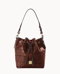 Denison Tasha Drawstring Cognac -Online Sale Dooney & Bourke B1596G 8DCGPABM 2