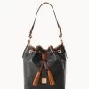 Wexford Leather Tasha Drawstring Black -Online Sale Dooney & Bourke B1596G JKBLPANA