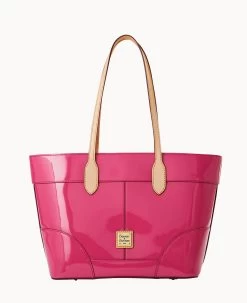 Patent Tote Black 24 Patent Tote Black -Online Sale Dooney & Bourke B1599G PTFHSVNA