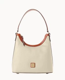 Pebble Grain Hobo Coral 38 Pebble Grain Hobo Coral -Online Sale Dooney & Bourke B1613G AWBOPATN