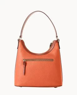 Pebble Grain Hobo Coral 26 Pebble Grain Hobo Coral -Online Sale Dooney & Bourke B1613G AWCRPATN ALT3