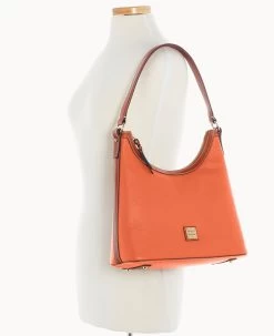 Pebble Grain Hobo Coral 27 Pebble Grain Hobo Coral -Online Sale Dooney & Bourke B1613G AWCRPATN ALT4