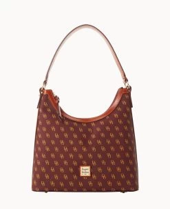Gretta Hobo Bordeaux -Online Sale Dooney & Bourke B1613G NGBXPATN 1
