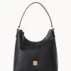 Saffiano Hobo Black 1 Saffiano Hobo Black -Online Sale Dooney & Bourke B1613G SIBLSIBL