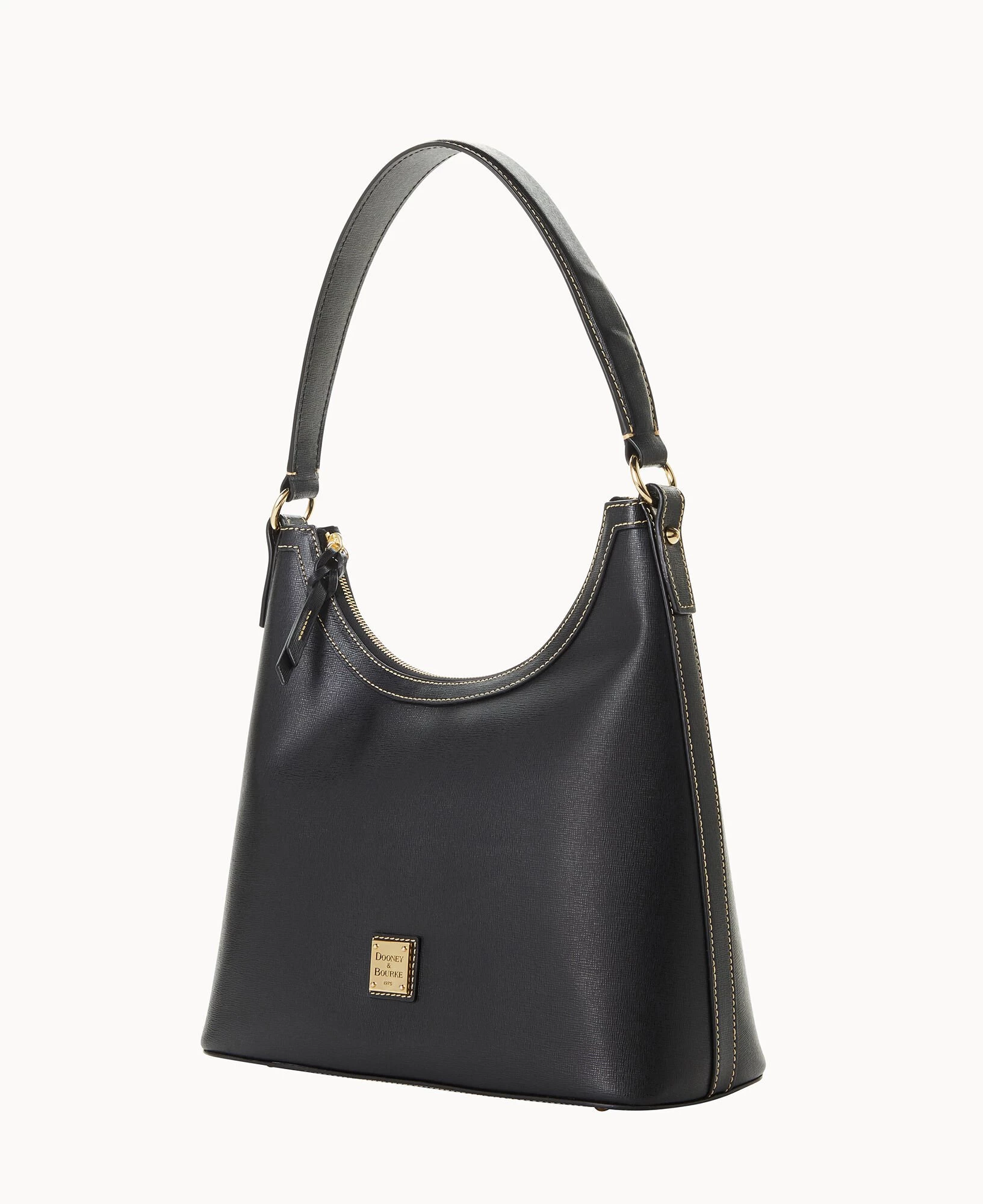 Saffiano Hobo Black 11 Saffiano Hobo Black - Image 9