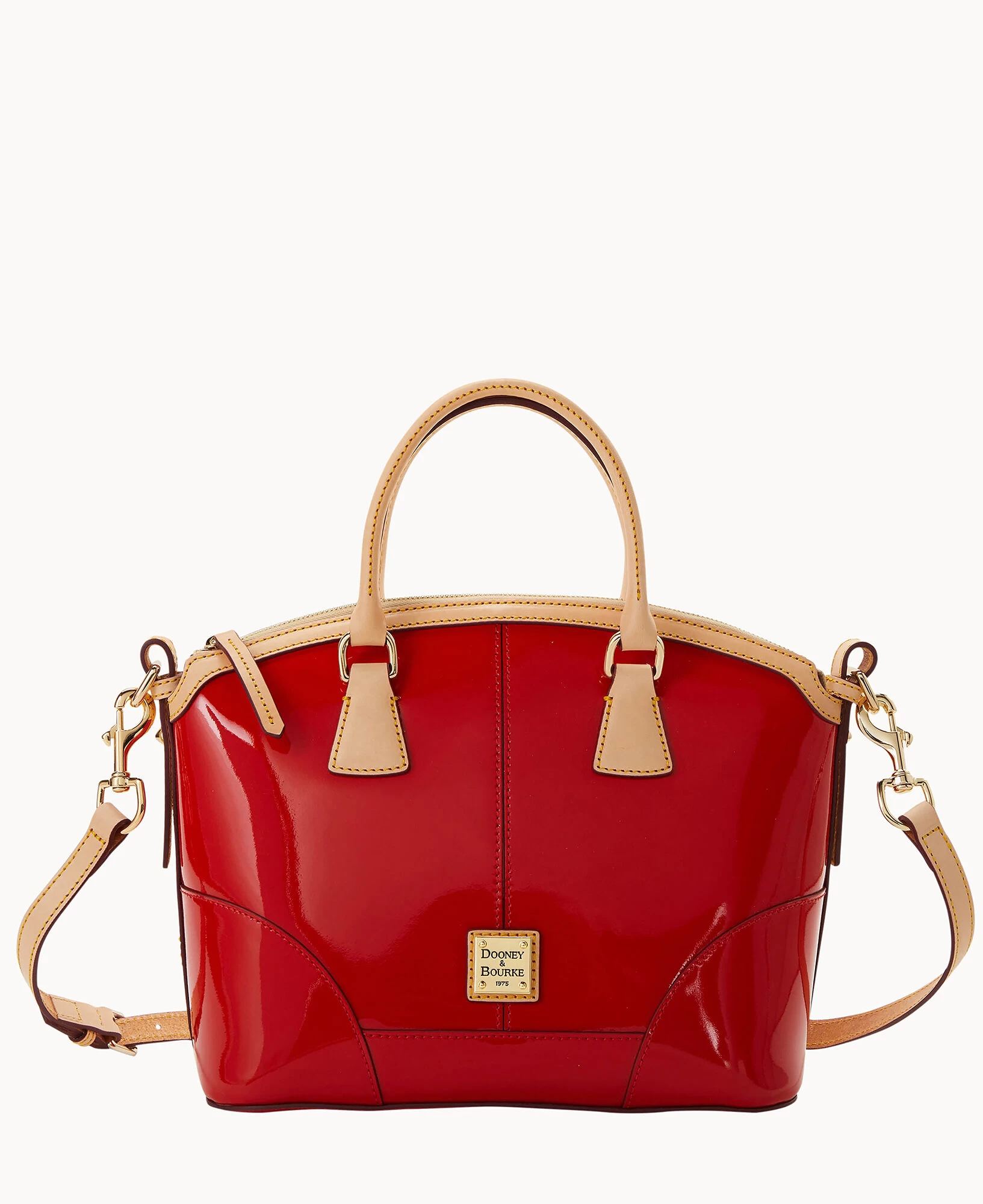 Patent Domed Satchel Black 14 Patent Domed Satchel Black - Image 12