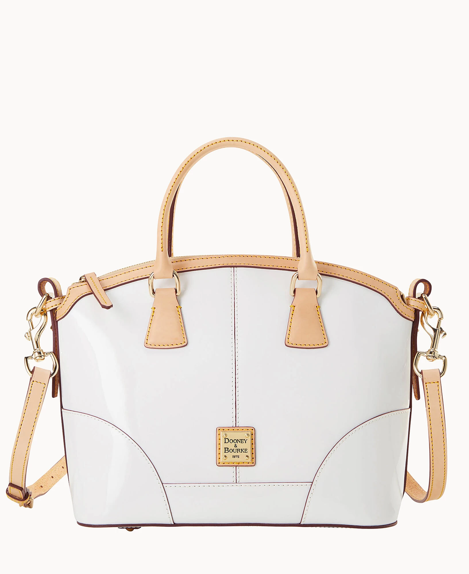 Patent Domed Satchel Black 15 Patent Domed Satchel Black - Image 13