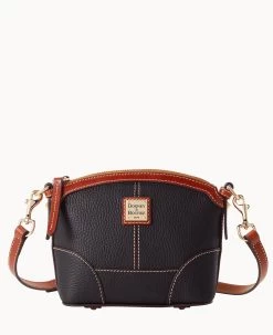 Pebble Grain Mini Domed Crossbody Geranium -Online Sale Dooney & Bourke B1615G AWBLPATN