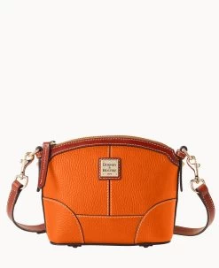 Pebble Grain Mini Domed Crossbody Geranium -Online Sale Dooney & Bourke B1615G AWCEPATN