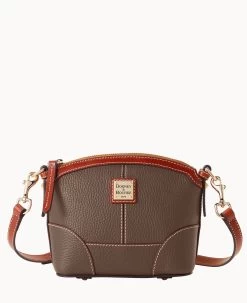Pebble Grain Mini Domed Crossbody Geranium -Online Sale Dooney & Bourke B1615G AWELPATN