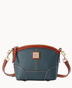 Pebble Grain Mini Domed Crossbody Geranium -Online Sale Dooney & Bourke B1615G AWFSPATN