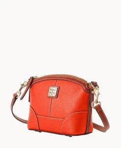 Pebble Grain Mini Domed Crossbody Geranium -Online Sale Dooney & Bourke B1615G AWGEPATN ALT1 1