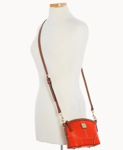 Pebble Grain Mini Domed Crossbody Geranium -Online Sale Dooney & Bourke B1615G AWGEPATN ALT4 1