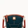 Pebble Grain Mini Domed Crossbody Black -Online Sale Dooney & Bourke B1615G P1BLPATN