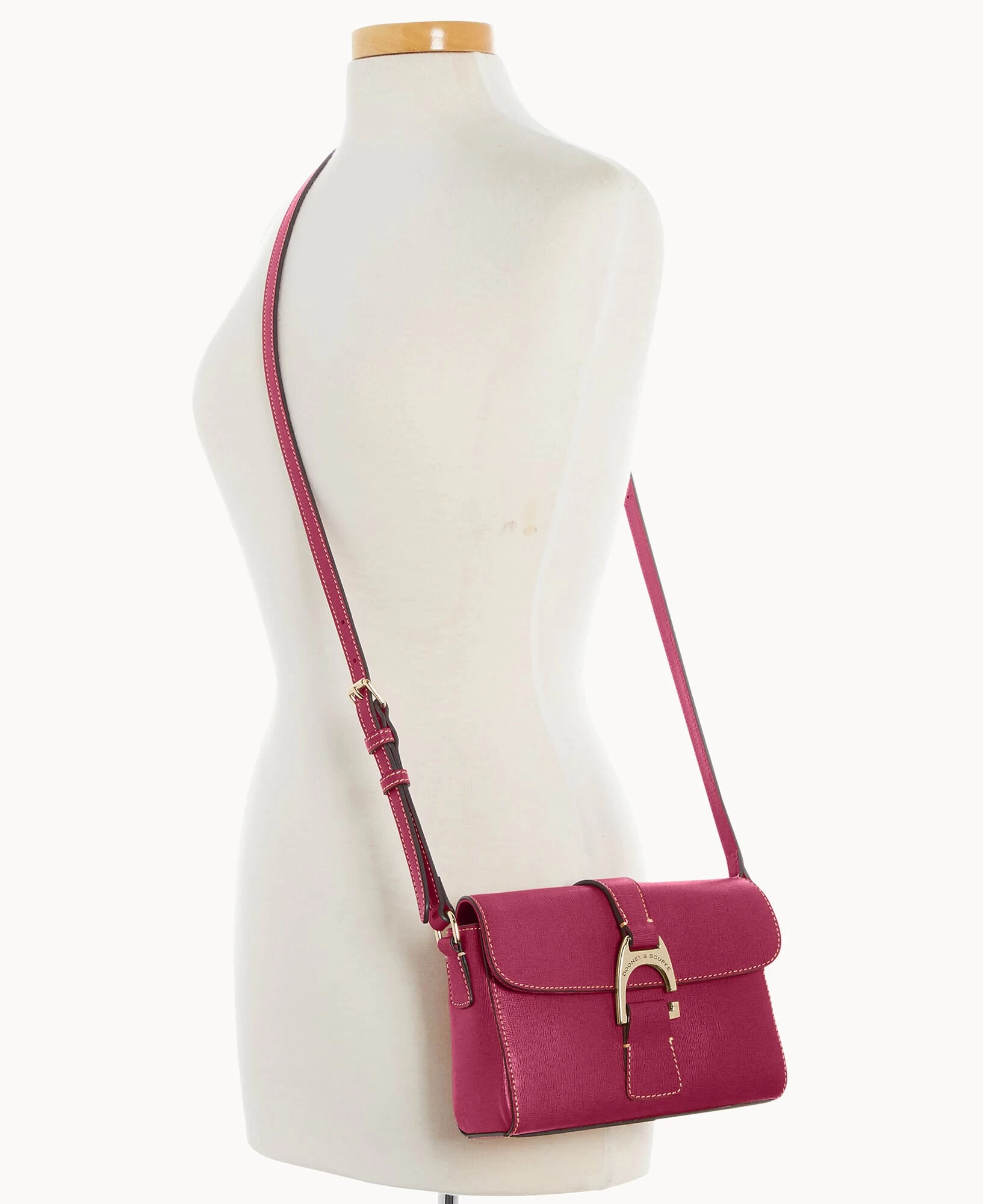 Saffiano Kyra Crossbody Cranberry 10 Saffiano Kyra Crossbody Cranberry - Image 8