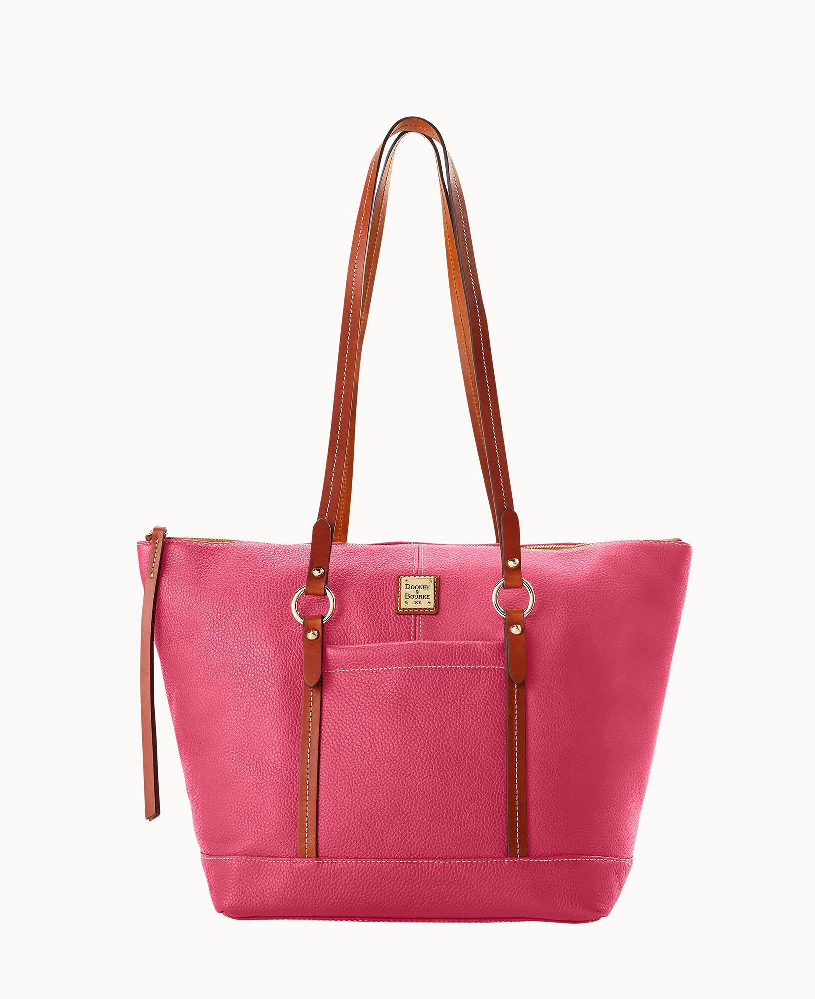 Pebble Grain Tilly Tote Hot Pink 3 Pebble Grain Tilly Tote Hot Pink
