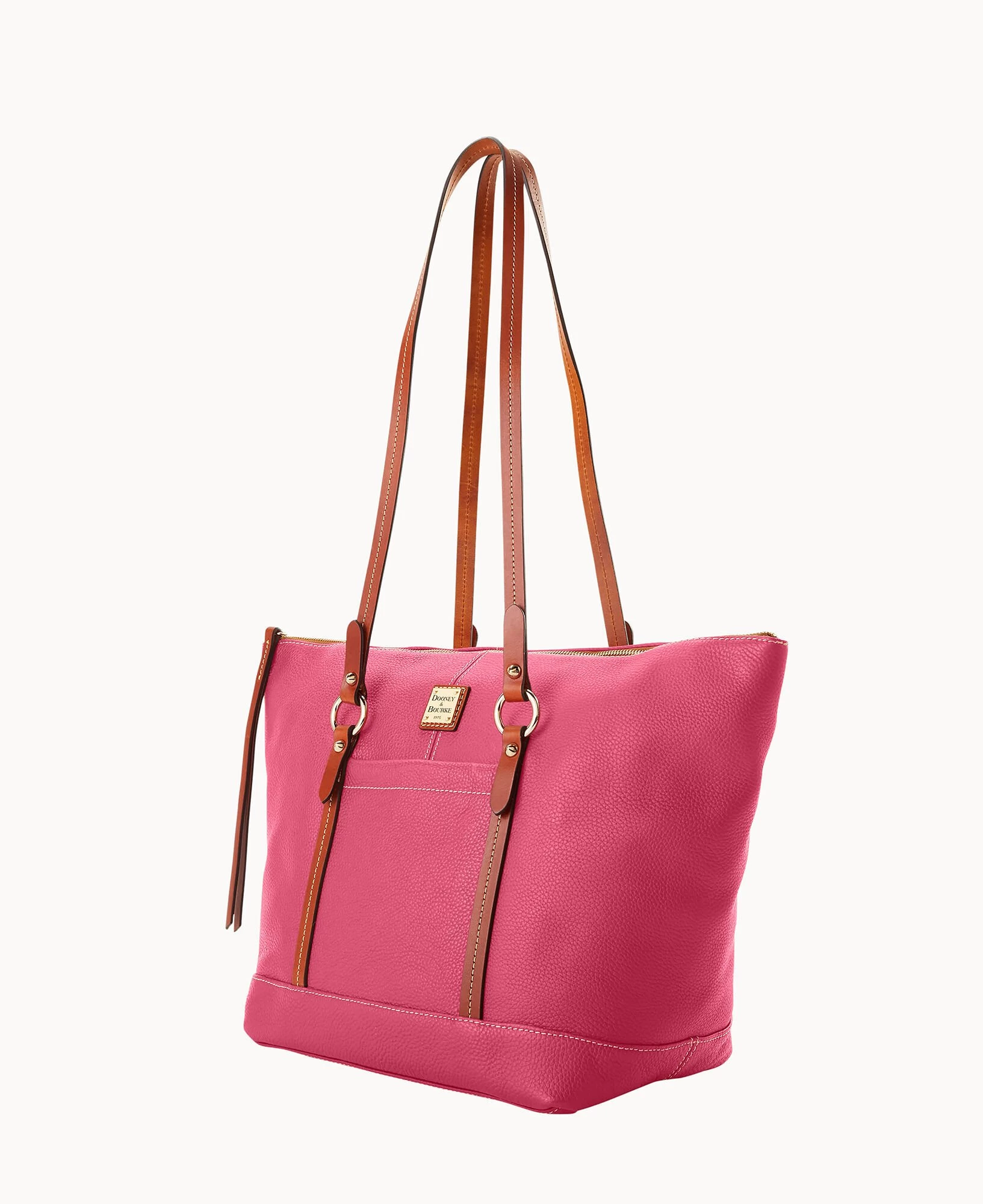 Pebble Grain Tilly Tote Hot Pink 9 Pebble Grain Tilly Tote Hot Pink - Image 7