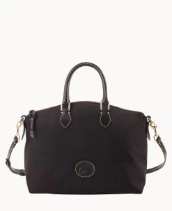 Nylon Satchel Khaki 30 Nylon Satchel Khaki -Online Sale Dooney & Bourke B1668G INBLPABL